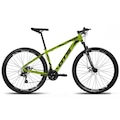 Bicicleta Aro 29 Aluminio Alfameq Gts Feel Rdx Freio Hidráulico 27 Marchas VERDE/PRETO
