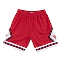 Shorts Mitchell & Ness Swingman Chicago Bulls Road 1975-76 - Masculino VERMELHO