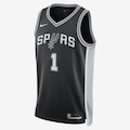 Camiseta Regata Nike San Antonio Spurs Icon Edition 2024/25 - Masculina PRETO