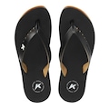 Chinelo Kenner Red High - Masculino PRETO/BEGE