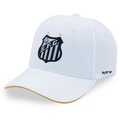 Boné Aba Curva do Santos Supercap Oficial - Snapback - Adulto BRANCO