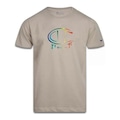 Camiseta Champion Mc C Rainbow Colors - Masculina MARROM CLARO