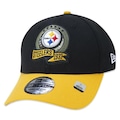 Boné Aba Curva New Era 3930 Pittsburgh Steelers Salute To Service - Fechado - Adulto PRETO