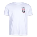 Camiseta New Era Chicago Bulls Sport Performance - Masculina BRANCO