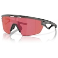 Óculos de Sol Unissex Oakley Spheara Matte Grey Smoke Prizm Trail Torch CINZA