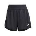 Shorts adidas Malha Cintura Alta Pacer Essentials - Feminino PRETO