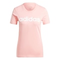 Camiseta adidas Essentials Slim Logo - Feminina ROSA