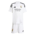 Uniforme de Futebol do Real Madrid 1 24/25 adidas - Infantil BRANCO
