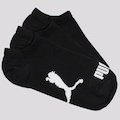 Kit Meia Puma Sapatilha - 3 Pares - Infantil PRETO