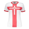 Camiseta do Vasco Kappa Templario - Feminina BRANCO/VERMELHO