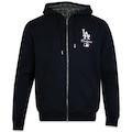 Jaqueta de Moletom com Capuz New Era Los Angeles Dodgers Genuine - Masculina PRETO