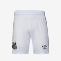 Calção do Santos Umbro Of. 1 2024 - Masculino BRANCO