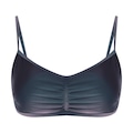 Top Bodyforsure Alça Reta Estampado Sports Aurora - Feminino BRANCO/MARINHO/AMARE