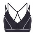 Top Bodyforsure Alça Cruzada Liso Light - Feminino PRETO