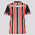Camisa do São Paulo II 2024 New Balance com Patrocínio - Feminina VERMELHO/BRANCO