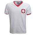 Camisa da Suíça 1970 Liga Retro - Masculina BRANCO