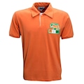 Costa do Marfim 1980 - Liga Retro - Masculina Camisa LARANJA
