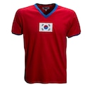 Coréia do Sul 1970 - Liga Retro - Masculina Camisa VERMELHO