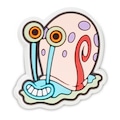 Jibbitz? Crocs Bob Esponja Gary BRANCO