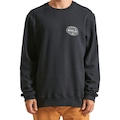 Blusão de Moletom Hurley Careca Global - Masculino PRETO