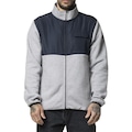 Moletom Rvca Aberto Yukon Fleece 300G Wt24 Cinza Mescla CINZA