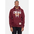 Blusão De Moletom Com Capuz Mitchell & Ness Collegiate Chicago Bulls - Masculino VINHO