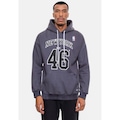 Blusão De Moletom Com Capuz NBA Marblend New York Knicks - Masculino PRETO