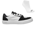 Tênis Rainha Route + Par de Meia - Masculino BRANCO/PRETO