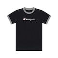 Camiseta Champion Malhão C Logo - Infantil PRETO