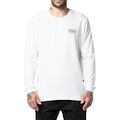 Camiseta Billabong Manga Longa Crossboards - Masculina BRANCO