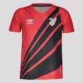 Camisa 1 do Athlético Paranaense 2024 Umbro - Infantil VERMELHO