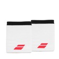 Munhequeira Babolat Logo Jumbo Longa com 2 Unidades BRANCO