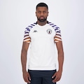 Camisa do Vasco Aquecimento 2024 Kappa - Masculina BRANCO