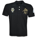Pólo Defender Preta - Liga Retro - Masculino PRETO
