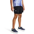 Shorts de Corrida 2 em 1 Under Armour Launch 5 - Masculino PRETO