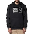 Blusão de Moletom Rvca Canguru Island Balance Box 280G - Masculino PRETO