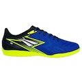 Chuteira Futsal Penalty Líder Y- 4 - Adulto AZUL ESC/CINZA