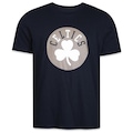 Camiseta New Era Boston Celtics Core - Masculina PRETO