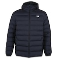 Jaqueta Puffer com Capuz New Era Logo Box - Masculina PRETO