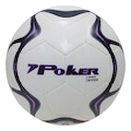 Bola de Futebol de Campo Poker Prof 32 Gomos Hype BRANCO/ROXO CLA