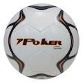 Bola de Futebol de Campo Poker Prof 32 Gomos Hype BRANCO/LARANJA