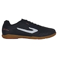 Chuteira Futsal Topper Boleiro - Adulto PRETO/BRANCO