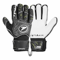Luva de Goleiro de Campo Poker Profissional Quantum - Unissex PRETO/BRANCO