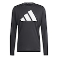 Camiseta adidas Manga Longa Run It - Masculina PRETO