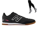 Chuteira Futsal New Balance 442 V2 Team + Meião - Adulto PRETO