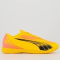 Chuteira Futsal Puma Ultra Play It Bdp - Infantil LARANJA