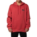 Blusão de Moletom Quiksilver Canguru Omni Logo Fc - Masculino VERMELHO