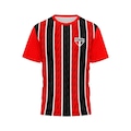 Conjunto Braziline São Paulo Mini Craque Infantil VERMELHO/BRANCO