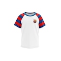 Camiseta Braziline Barcelona Sorority - Infantil BRANCO/VERMELHO