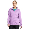 Blusão de Moletom Under Armour Tech 1/2 Zip - Feminino ROXO